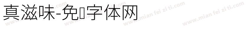 真滋味字体转换