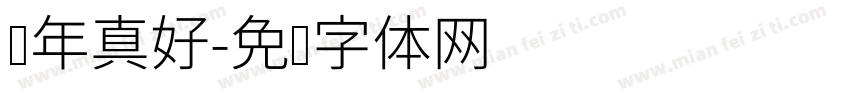 过年真好字体转换