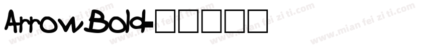 ArrowBold字体转换
