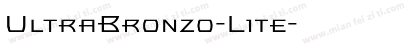 UltraBronzo-Lite字体转换