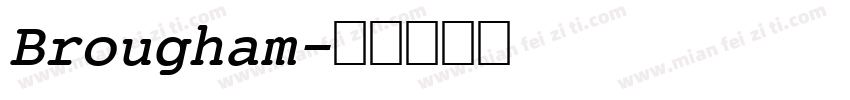 Brougham字体转换