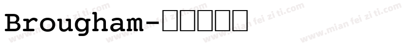 Brougham字体转换