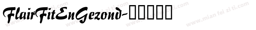 FlairFitEnGezond字体转换