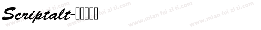 Scriptalt字体转换
