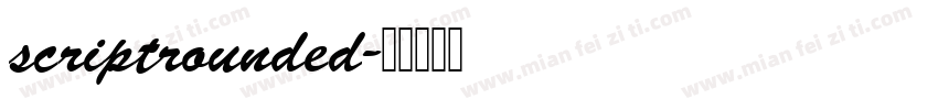 scriptrounded字体转换