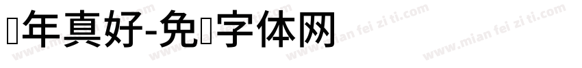 过年真好字体转换