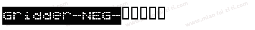 Gridder-NEG字体转换