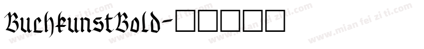 BuchkunstBold字体转换