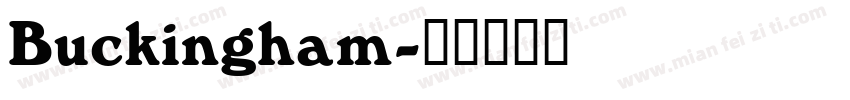Buckingham字体转换