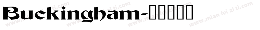 Buckingham字体转换