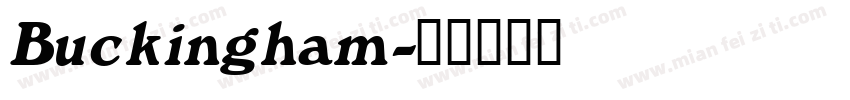 Buckingham字体转换