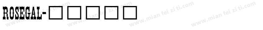 ROSEGAL字体转换