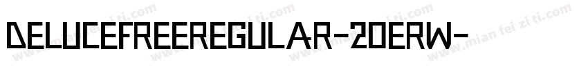 DeluceFreeRegular-2OERw字体转换