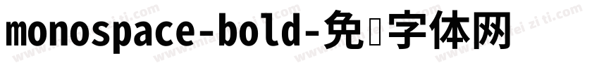monospace-bold字体转换