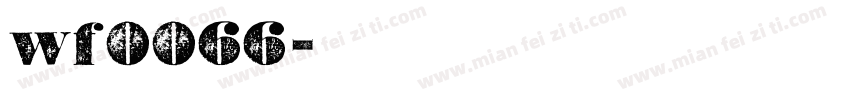 wf0066字体转换
