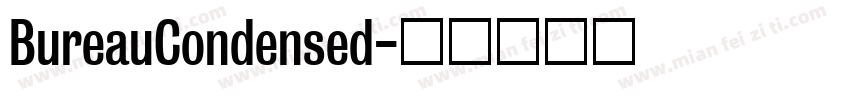 BureauCondensed字体转换
