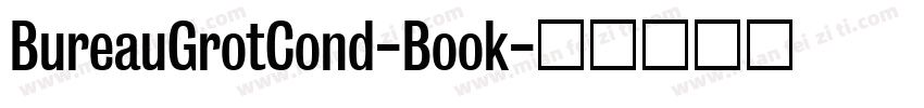 BureauGrotCond-Book字体转换