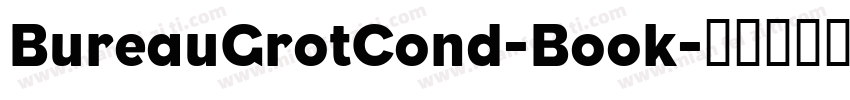 BureauGrotCond-Book字体转换