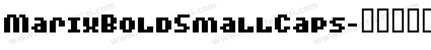 MarixBoldSmallCaps字体转换