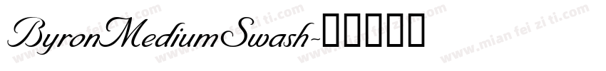 ByronMediumSwash字体转换
