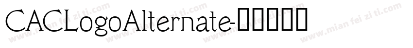 CACLogoAlternate字体转换