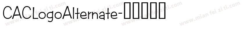 CACLogoAlternate字体转换