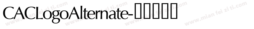 CACLogoAlternate字体转换