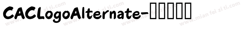 CACLogoAlternate字体转换