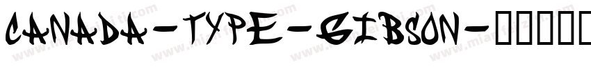 canada-type-gibson字体转换