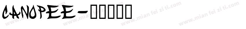 canopee字体转换