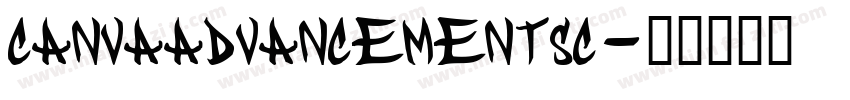 canvaadvancementsc字体转换