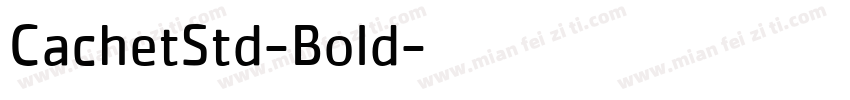 CachetStd-Bold字体转换