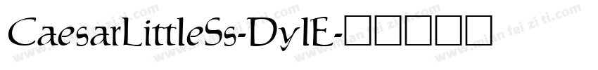 CaesarLittleSs-DylE字体转换