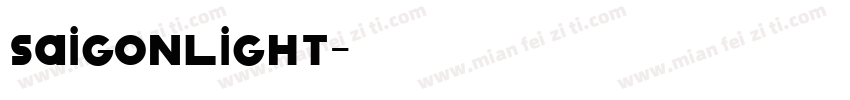 SaigonLight字体转换