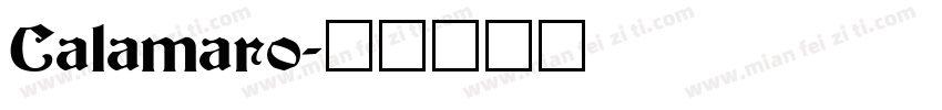 Calamaro字体转换