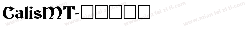 CalisMT字体转换