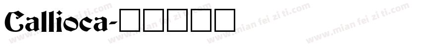 Callioca字体转换