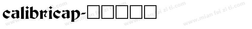 calibricap字体转换