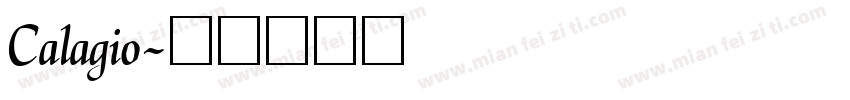 Calagio字体转换