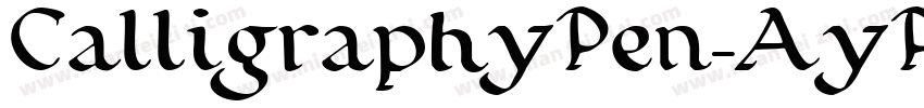 CalligraphyPen-AyP7字体转换