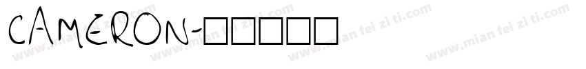 CAMERON字体转换