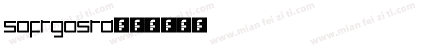 softgostd字体转换