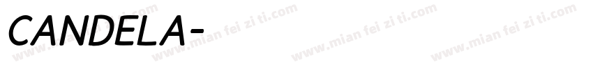 CANDELA字体转换