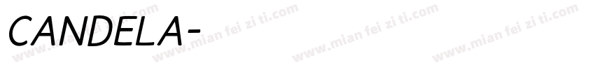 CANDELA字体转换