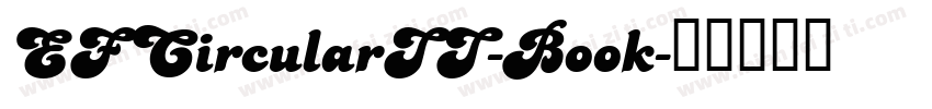 EFCircularTT-Book字体转换