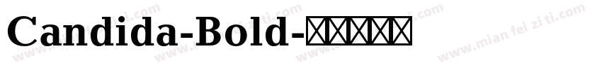 Candida-Bold字体转换