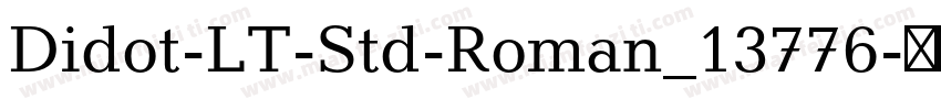 Didot-LT-Std-Roman_13776字体转换