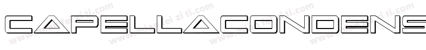 CapellaCondensed字体转换