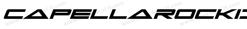 CapellaRockIiiBold-Ge4A字体转换
