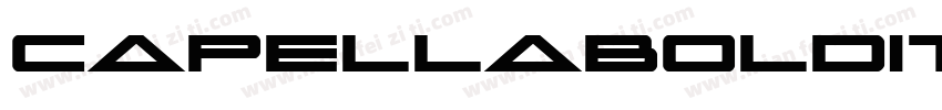 CapellaBoldItalic-l3zw字体转换